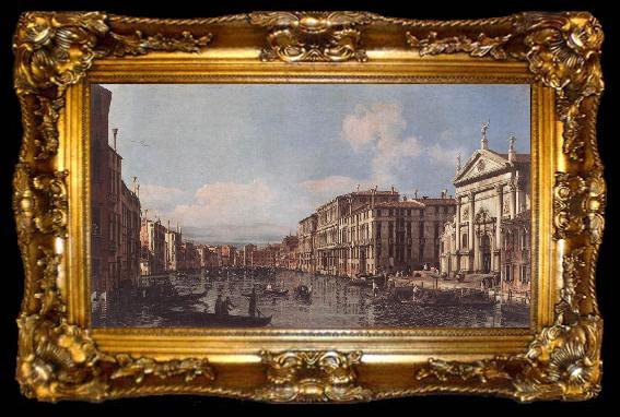 framed  BELLOTTO, Bernardo View of the Grand Canal at San Stae, ta009-2